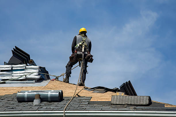 Professional Gutter Installation technician working in Valley Center, KS